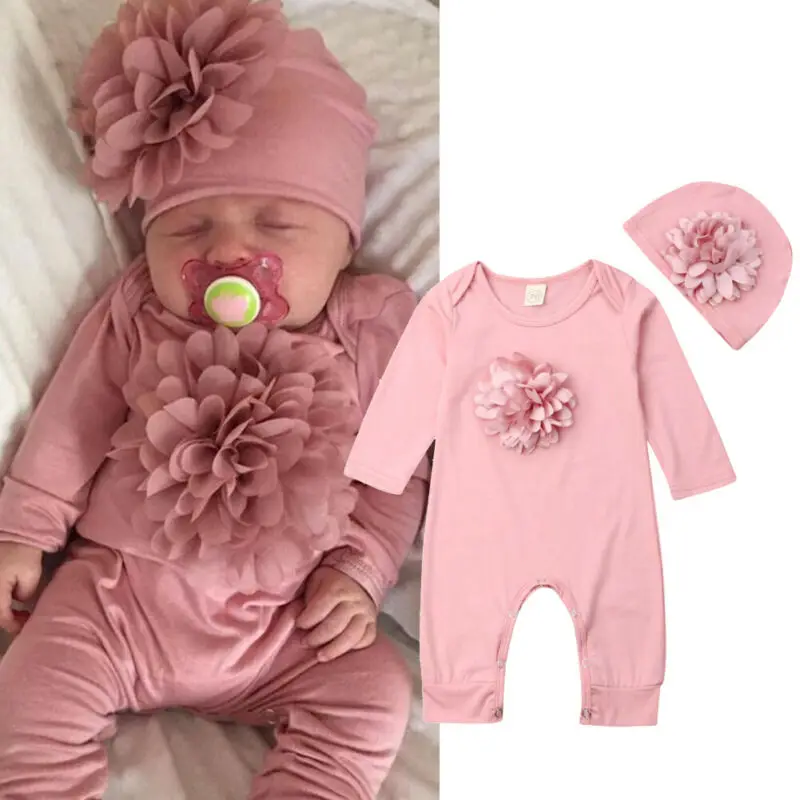 Baby Products Sale - VISgKnitting-Barboteuse en coton pour nouveau-né, combinaison