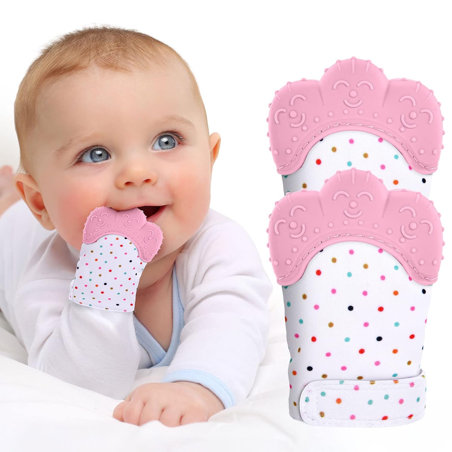 Teething Mitten Baby - Gants TeWindsor en silicone de qualité