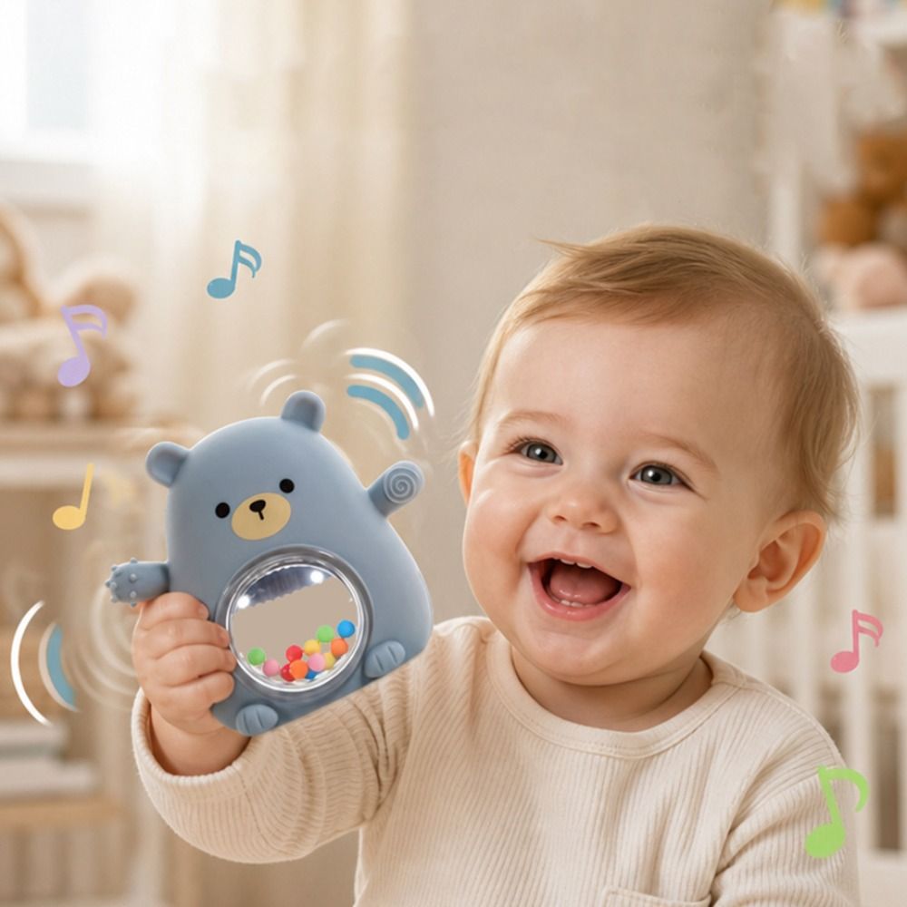 Teething Mitten Baby - Anneau de dentition portable en silicone