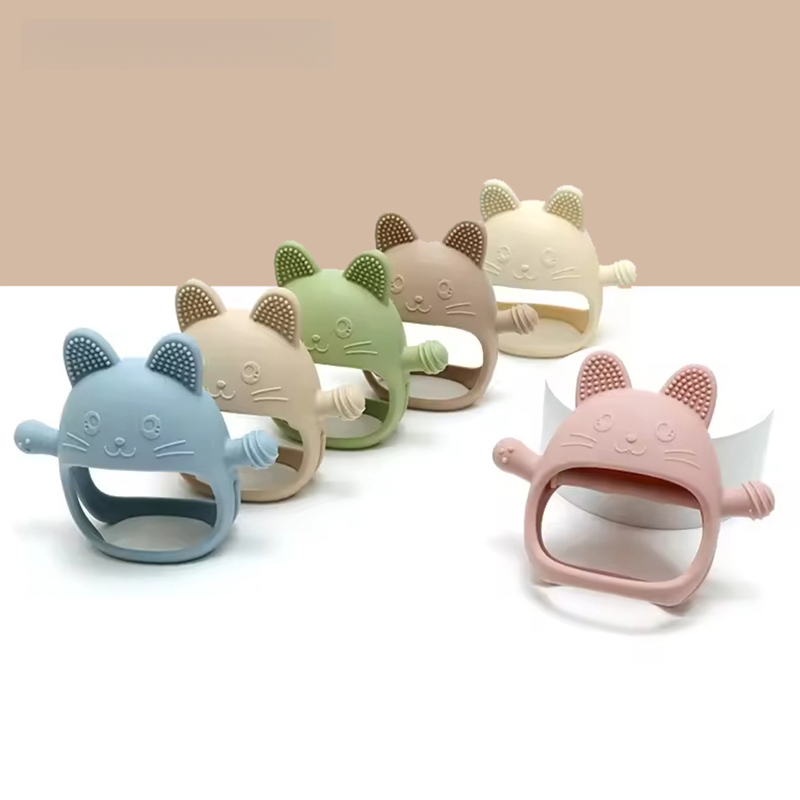 Teething Mitten Baby - Gants de dentition en Silicone pour