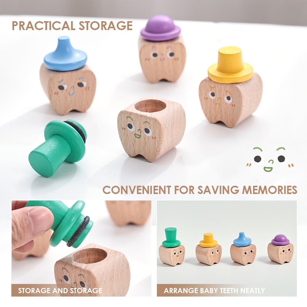 Boîte en bois pour dents de la - Baby Products Storage Box avis et prix