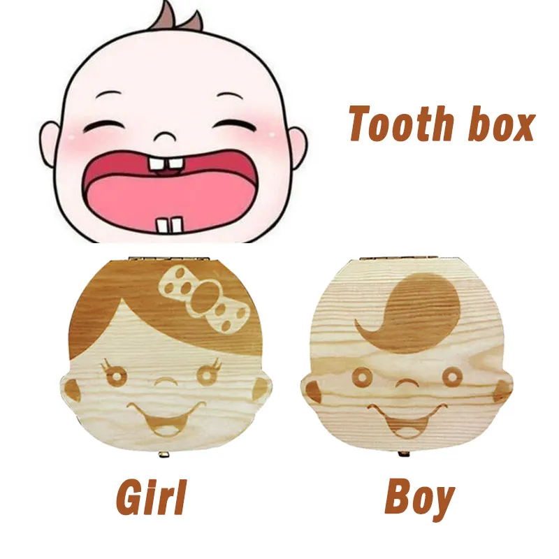 Boîte à dents de bébé en bois  - Baby Products Storage Box avis et prix