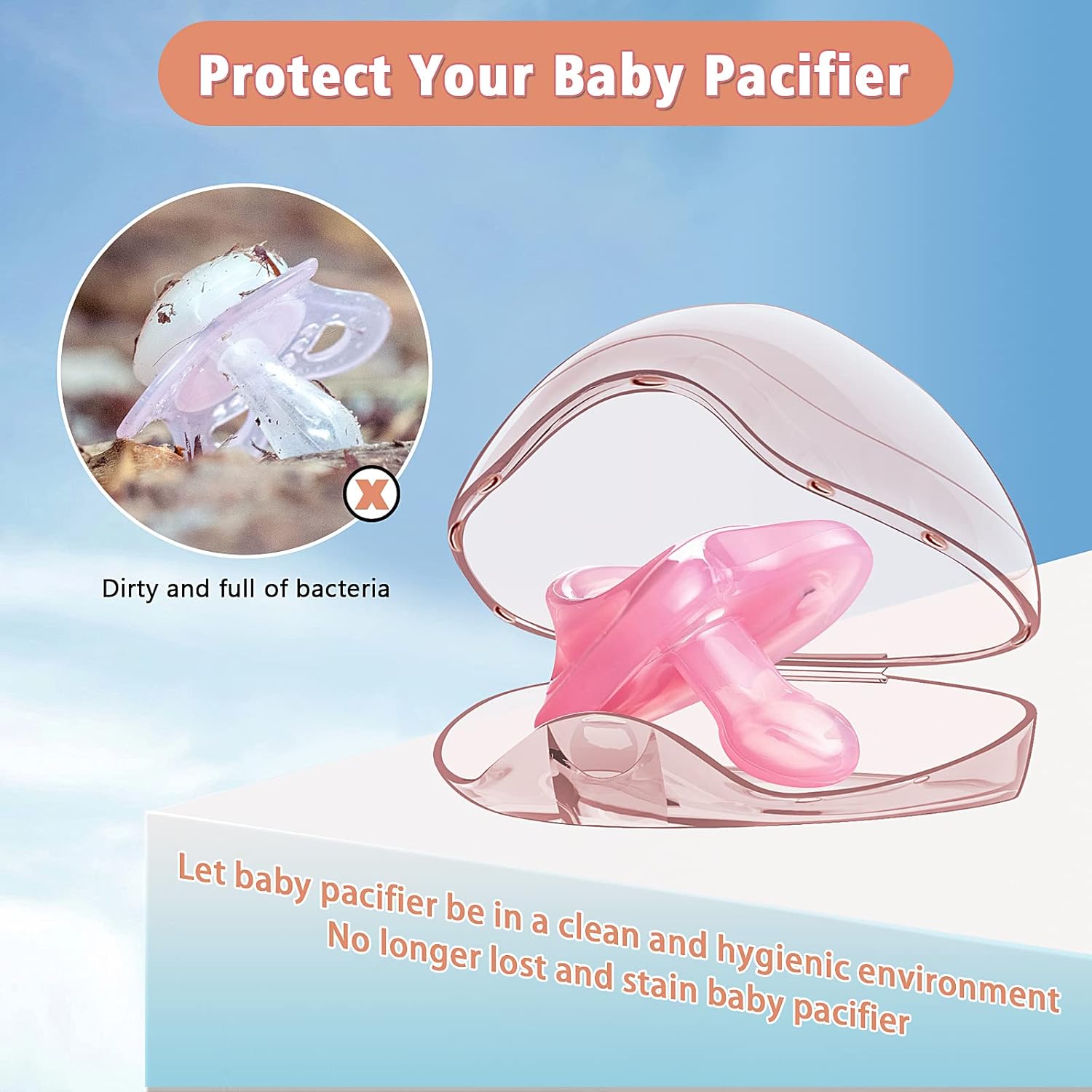 Porte-sucette - 2/4 pièces - É - Baby Products Storage Box avis et prix
