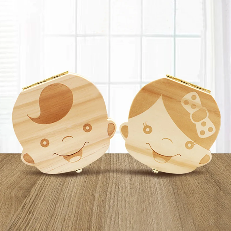 Boîte à dents de lait en bois  - Baby Products Storage Box avis et prix
