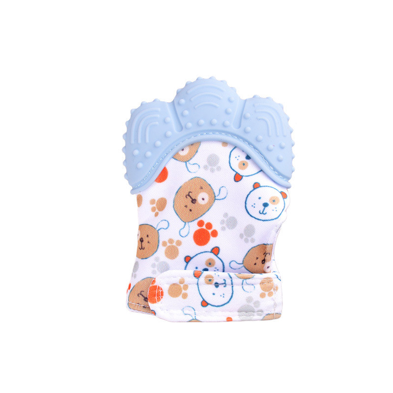 Gants en Silicone Anti-morsure - Teething Mitten Baby avis et prix