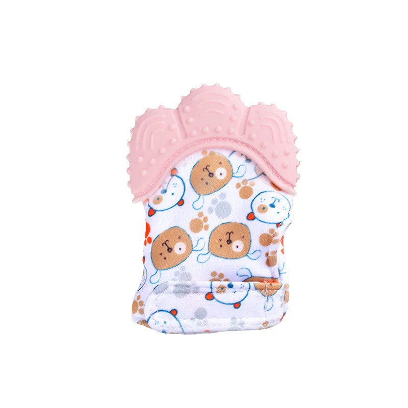Gants en Silicone Anti-morsure - Teething Mitten Baby avis et prix